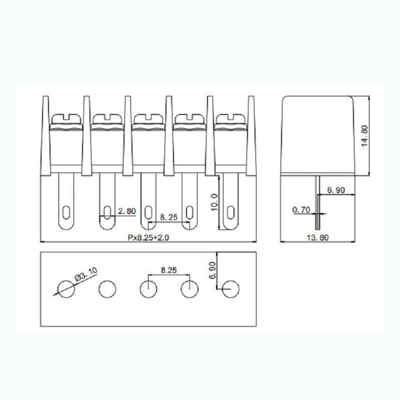 screw terminal barrier block